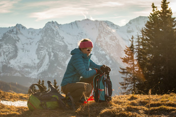 Soleil hivernal dans les Aravis