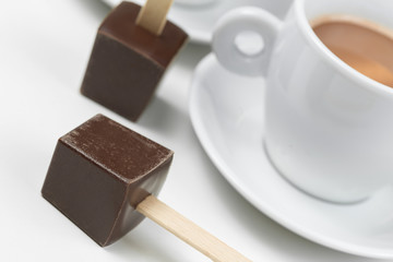 cocoa on the stalk