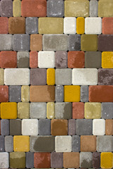 colored concrete paving slab with a beautiful high-quality texture