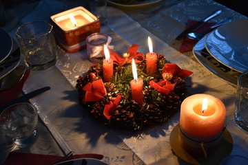 Candle Christmas decorations