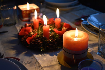 Candle Christmas decorations