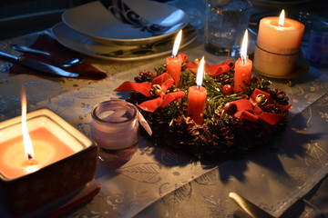 Candle Christmas decorations
