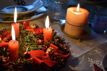 Candle Christmas decorations