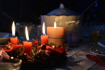 Candle Christmas decorations