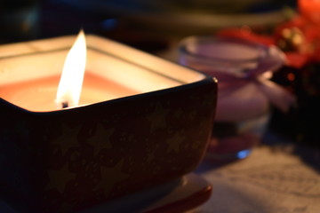 Candle Christmas decorations