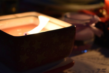 Candle Christmas decorations