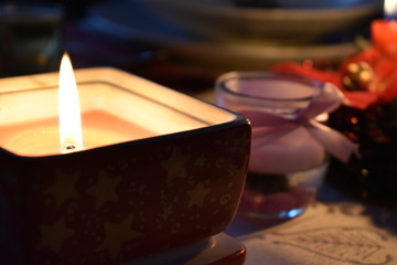 Candle Christmas decorations