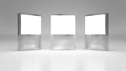 lightbox stainless frame
