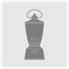 monochrome icon with lantern for your design