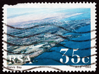 Postage stamp South Africa 1993 Walvis Bay, Harbor