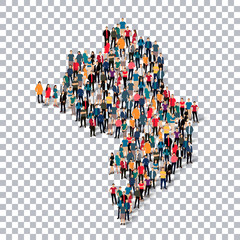 people map country Nagorno-Karabakh vector