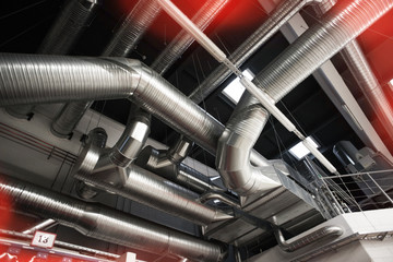 Ventilation pipes of an air condition