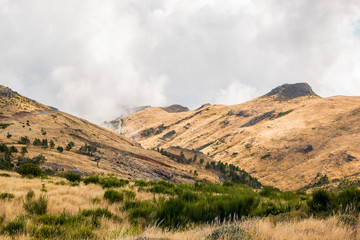 Landscape around Pico do Arieiro, Madeira island, Portugal