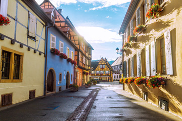 Fototapeta premium Beautiful view of old town in Europe