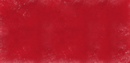 Bright red abstract textured background. Texture of red paint with splashes and scratches. School...