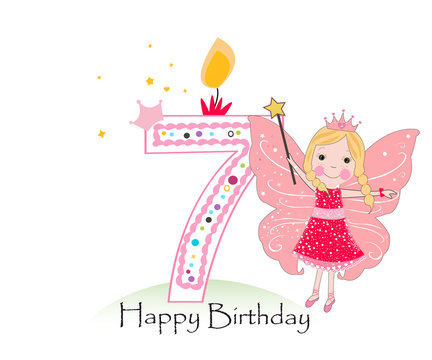 7Th Birthday Cake Images – Browse 83 Stock Photos, Vectors, and Video ...