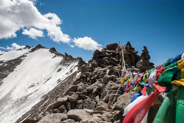 La Kardhung pass in Ladakh