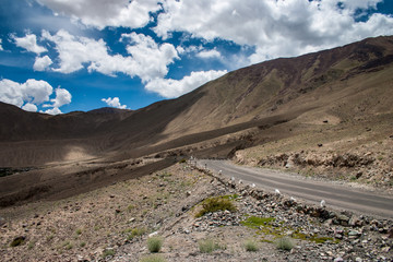 Road in Nubra Valley