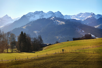 Spectacular Swiss alpine landscape ,Switzerland,Europe