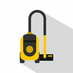 Vacuum cleaner icon. Flat illustration of vacuum cleaner vector icon for web