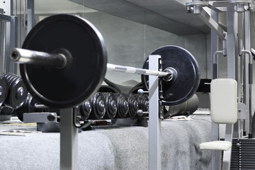 Exercising equipment at the gym