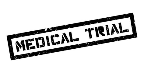 Medical Trial rubber stamp