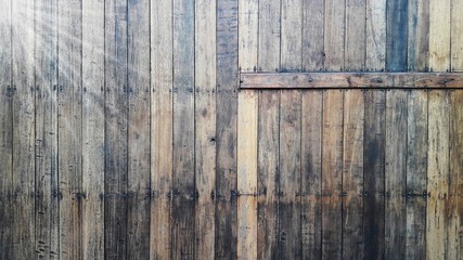 sunlight on wood wall background,vintage style