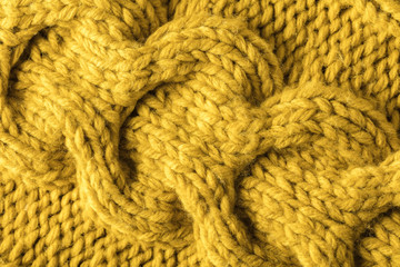 texture of a knitted fabric