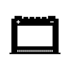 battery car isolated icon vector illustration design