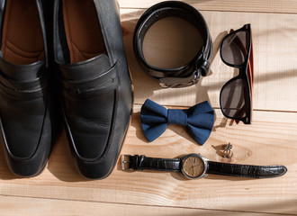 Businessman accessories. Man's style. Men's Accessories : Men's butterfly, Men's shoes , men's...