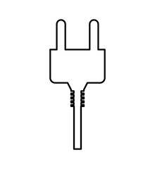 wire cable energy plug icon vector illustration design