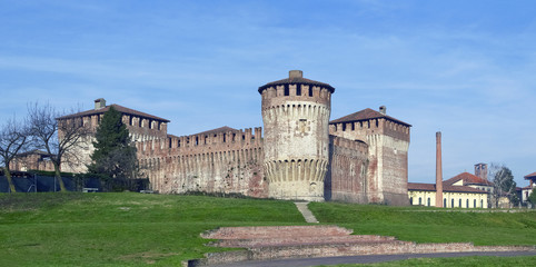 Fototapeta premium castello di soncino provincia di cremona lombardia italia europa italy europe