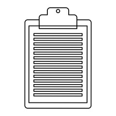 checklist clipboard isolated icon vector illustration design