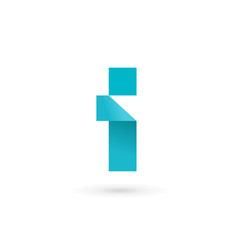 Letter I logo icon design template elements