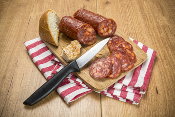 Chorizo ibérico,tapa
