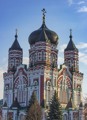 Fototapeta na wymiar dome of the Russian Orthodox Church