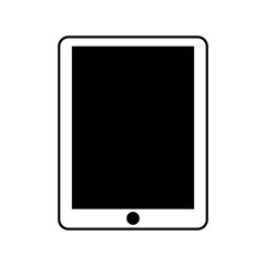 tablet technology line icon vector illustration design