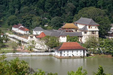 Fototapeta na wymiar Royal Palace Complex of the former kingdom of Kandy, Sri Lanka