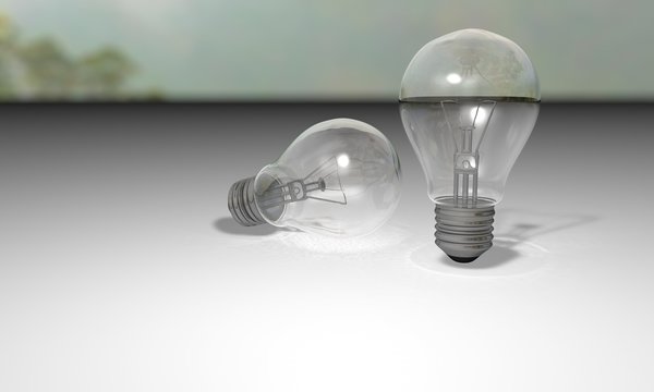 Bulb three-dimensional realistic model studies 