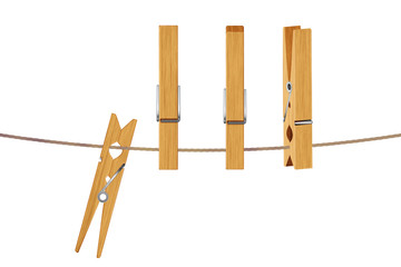 Retro Wood Pegs