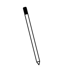 pencil make-up product isolated icon vector illustration design