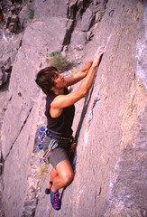Climbing at Owens River Gorge