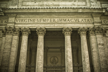 Naklejka premium Santa Maria in Via Lata Rome, Italy