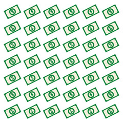 Bag of money icon vector illustration graphic design