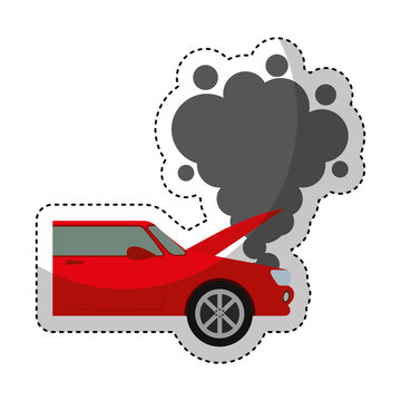 car isurance service icon vector illustration design