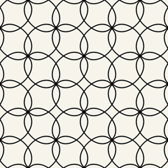 Naklejka premium Abstract geometric black and white hipster deco art pattern