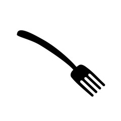 Fork cutlery utensil icon vector illustration graphic design