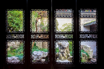 Window to Yu Garden, Shanghai