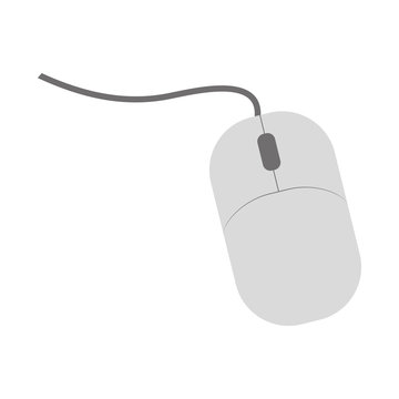 Computer mouse device icon vector illustration graphic design
