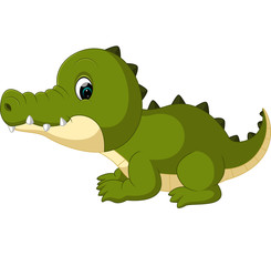Cute crocodile cartoon

